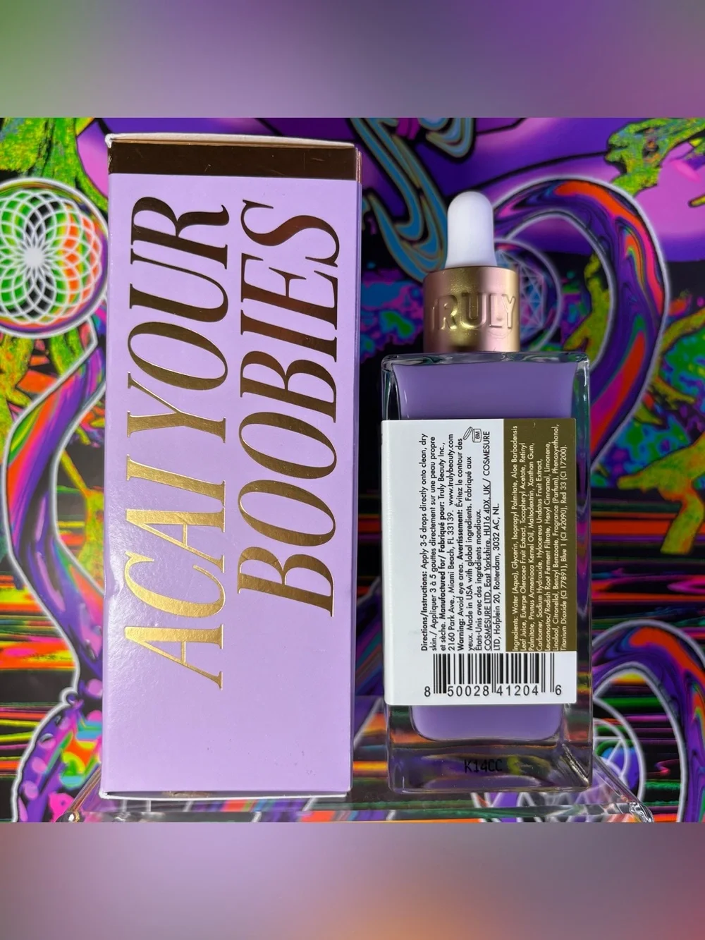 TRULY Acai Your Boobies Firming Body Serum 3.1fl oz Full Size